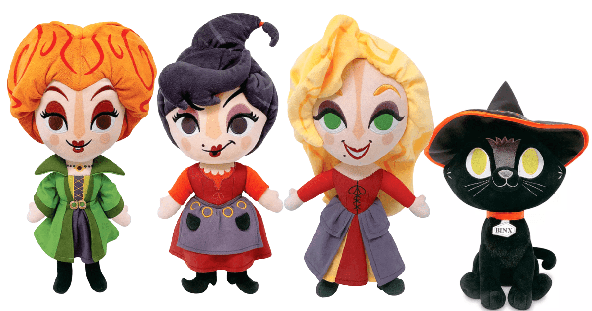 Disney Released ‘Hocus Pocus’ Plush Dolls And They Are Glorious