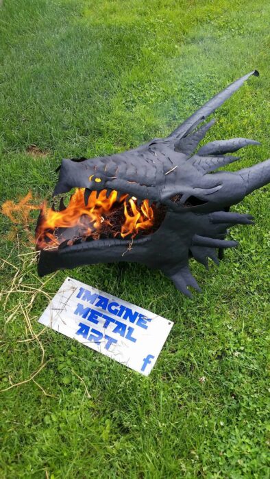 You Can Get A Dragon Fire Pit That, Fire Breathing Dragon Fire Pit