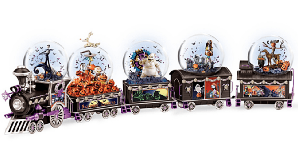 This Nightmare Before Christmas Globe Train Is Simply Meant To Be In Your Home For Halloween