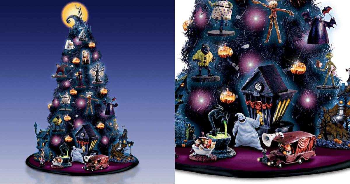 This Mini Nightmare Before Christmas Tree Is Simply Meant To Be On Your Table For Halloween