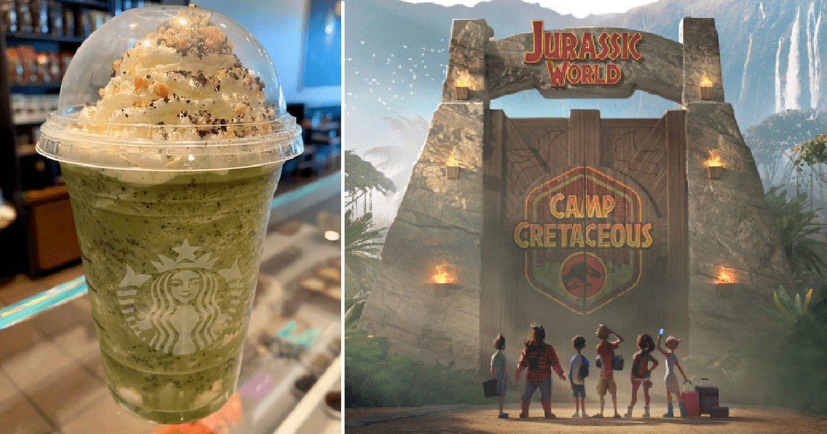 You Can Get A Jurassic World: Camp Crustaceous Frappuccino From Starbucks That Will Have You Roaring With Joy