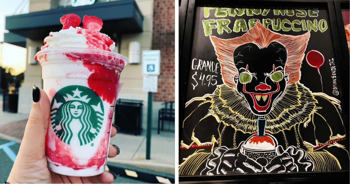 Starbucks Has A Pennywise Frappuccino and It’s Terrifyingly Delicious
