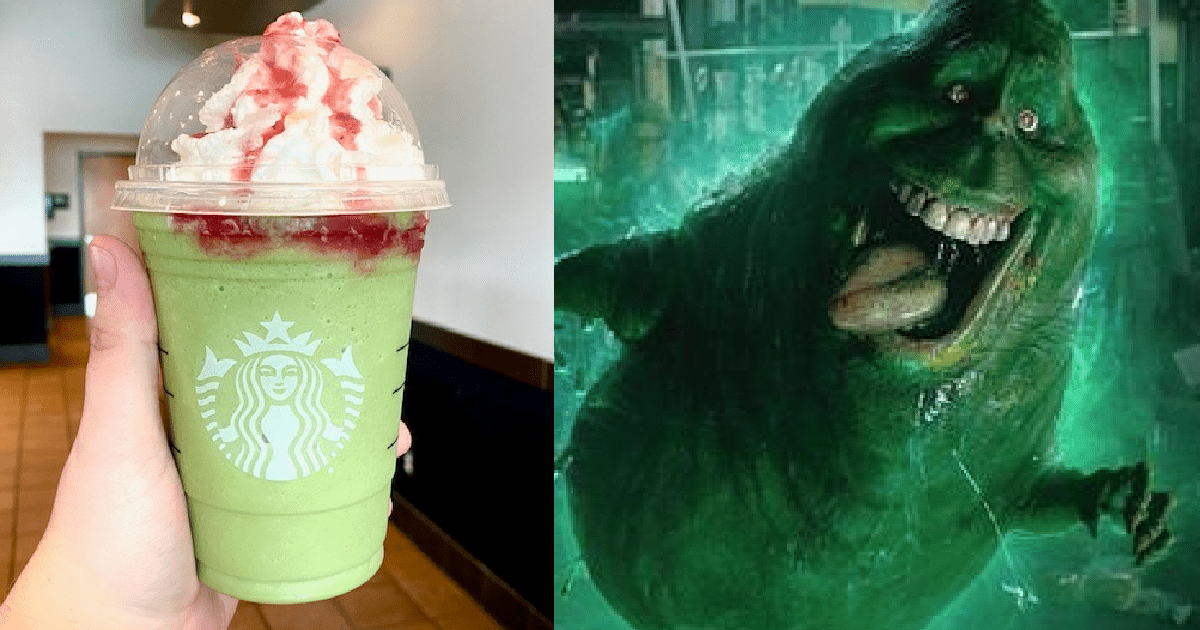 You Can Get A Slimer Frappuccino From Starbucks And You Don’t Even Have To Call The Ghostbusters For It