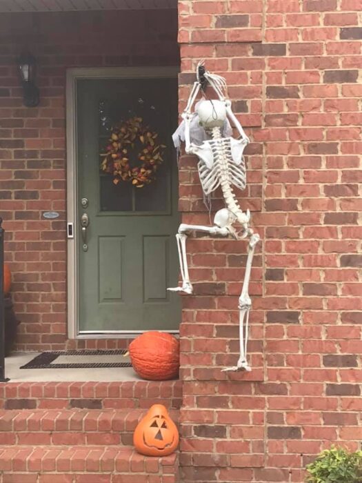 This Guy Decorates His Yard With A New Skeleton Scene Every Day and It ...