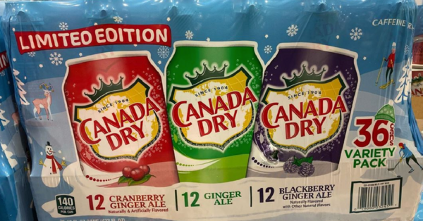 Sam’s Club Is Selling A Canada Dry Variety Pack For The Holidays And I’m On My Way