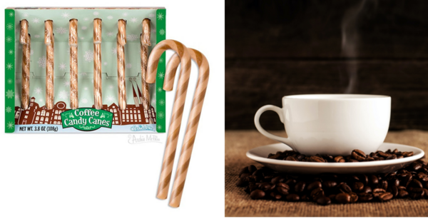 You Can Get Candy Canes That Have The Flavor of A Freshly Brewed Cup of Coffee