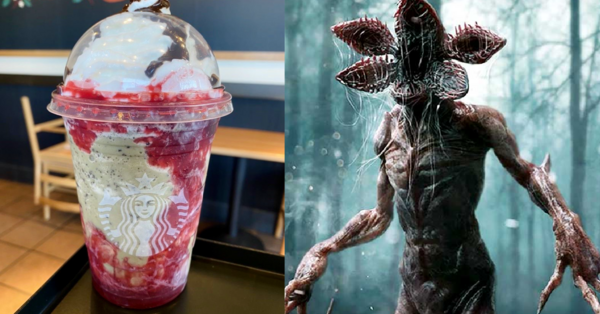 You Can Get A Stranger Things Demogorgon Frappuccino From Starbucks That Will Put You In The Upside Down