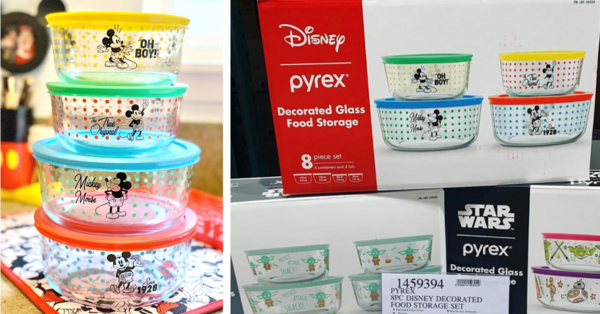 Costco Is Selling Disney Pyrex Container Sets And I Call Dibs On The Baby Yoda