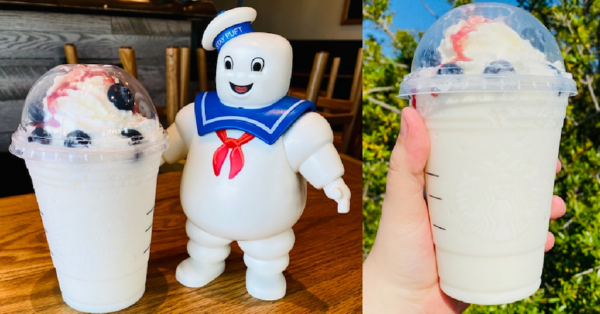 You Can Get A Stay Puff Marshmallow Man Frappuccino From Starbucks That Will Have You Calling The Ghostbusters