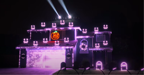 This Metallica-Themed Halloween Light Show is Everything