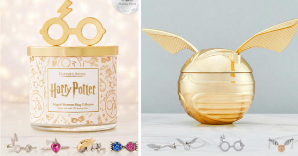 You Can Get A Harry Potter Candle Filled With Hogwarts Jewelry, Accio One To Me!