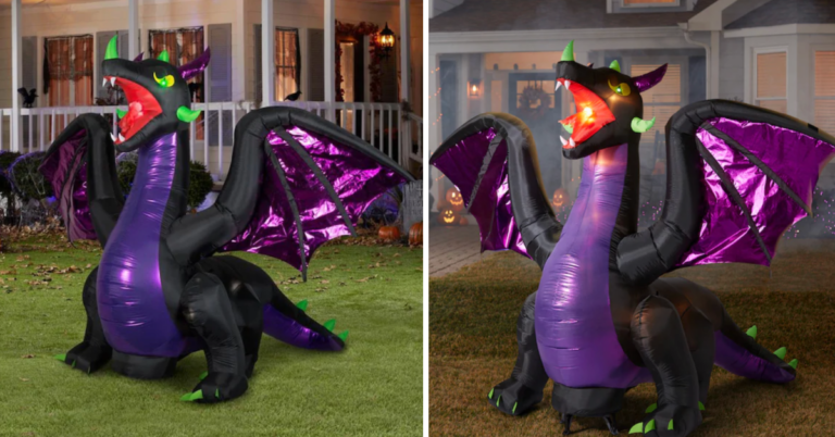 Lowe’s Is Selling A Life Size Animatronic Inflatable Dragon That Is Scary Cool