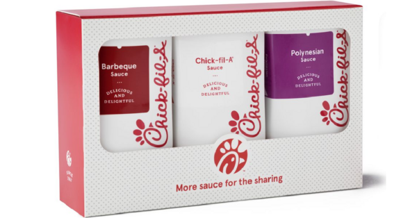 Chick-Fil-A Is Selling A Gift Box Full Of Their Sauces Just In Time For The Holidays