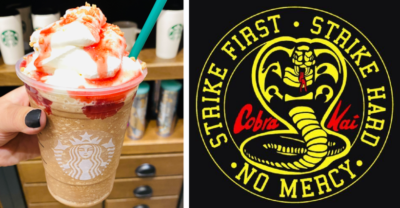 You Can Order A Cobra Kai Frappuccino At Starbucks That Will Show You No Mercy