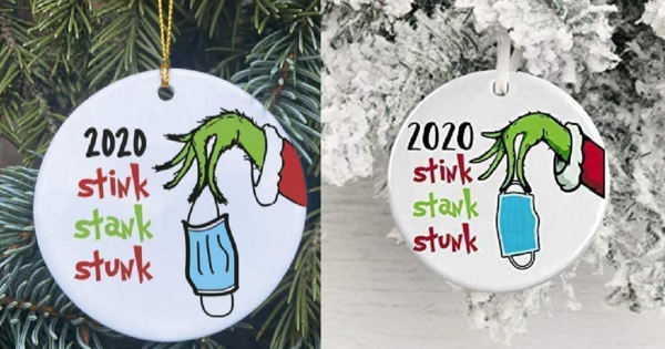 You Can Get A Grinch Christmas Tree Ornament That Describes 2020 Perfectly