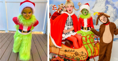 You Can Get Your Kids A Grinch Costume To Take Your Holiday Photos To The Next Level
