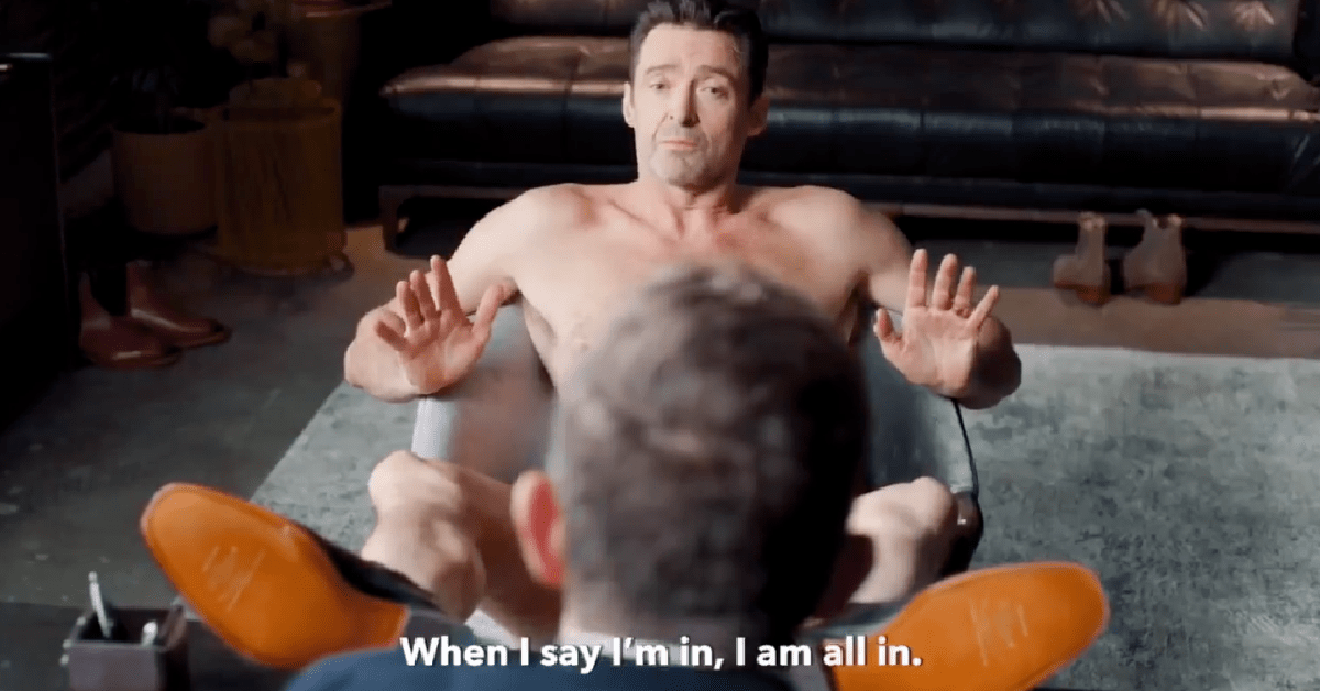 Hugh Jackman Is Only Wearing Boots In This New Commercial And It Is Everything