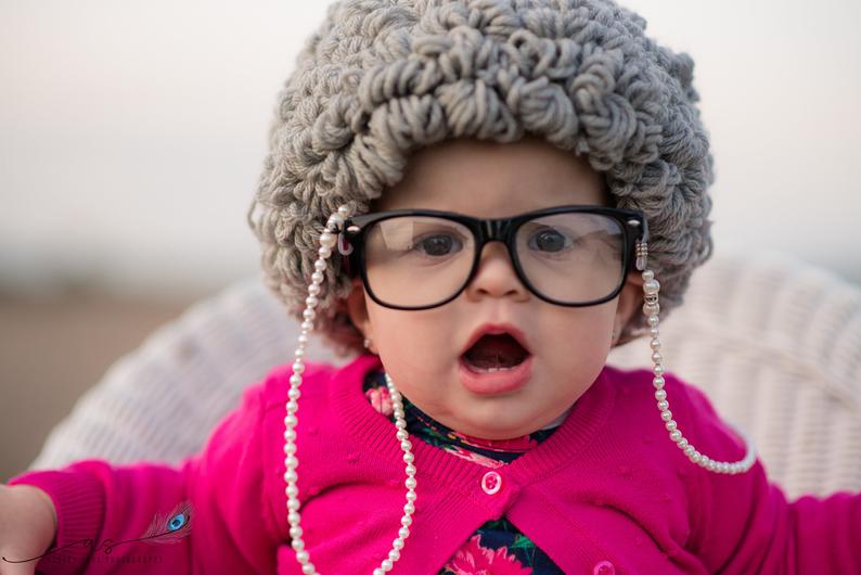 You Can Get A Crocheted Granny Wig For Your Baby And It's The Best ...