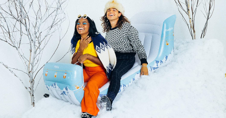 You Can Get A Giant Inflatable Sleigh To Sled On This Winter So Bring On The Snow