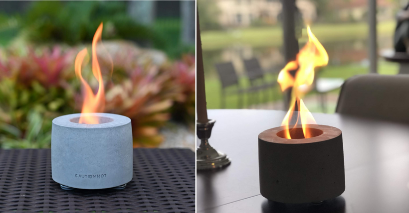 You Can Get A Mini Tabletop Fire Pit For The Person Who Is Always Cold