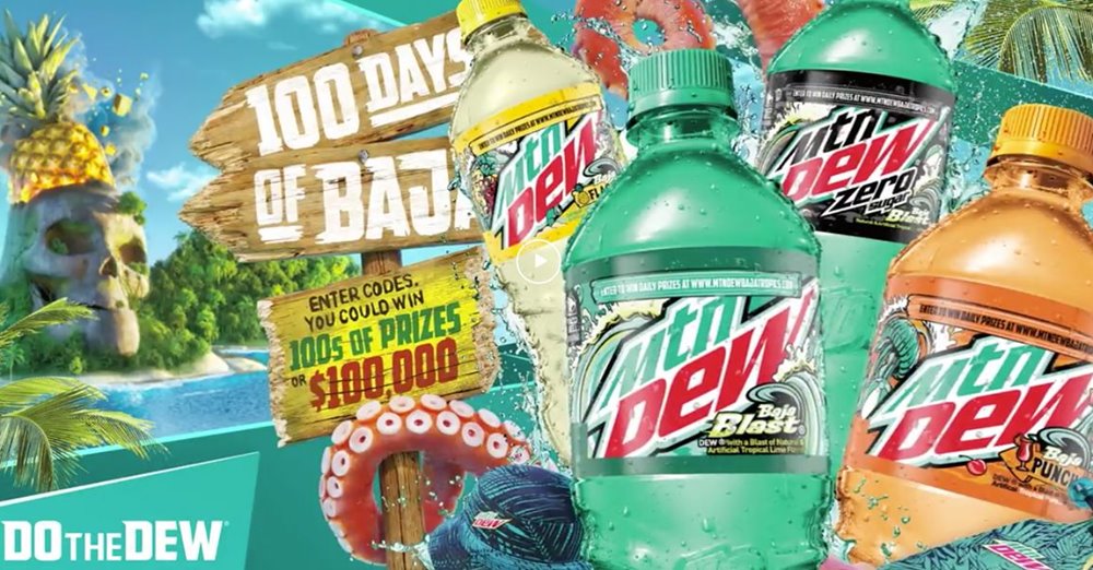 all american mtn dew flavors