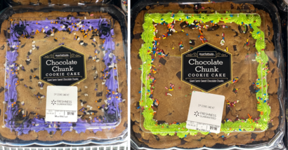 Walmart Is Selling A $10 Giant Halloween Chocolate Chip Cookie Cake and I Need It