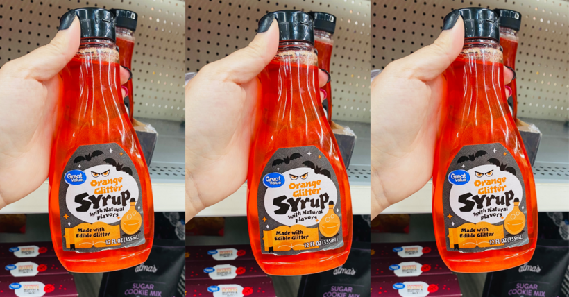 Walmart Is Selling $3 Orange Glitter Syrup So Your Breakfast Just Got A Magical Upgrade