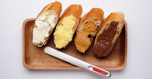 This Serrated Butter Knife Warms Up As You Cut For Perfectly Spread Butter Every Time