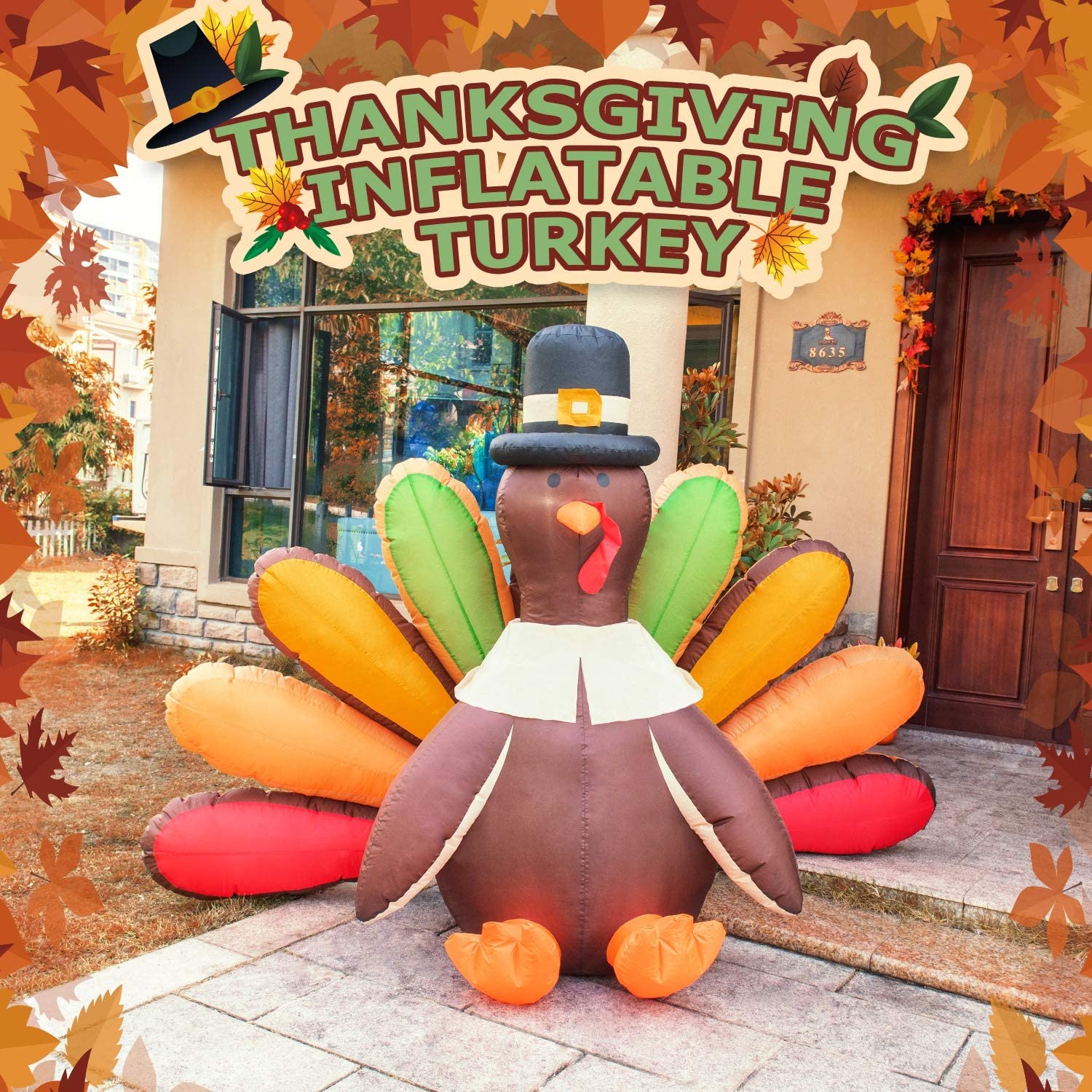 You Can Get A 5 Foot Inflatable Turkey To Start The Thanksgiving Season ...