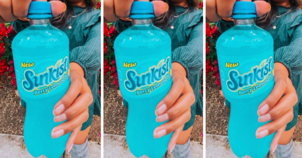 Sunkist Released A Bright Blue Berry Lemonade And It Looks Absolutely Refreshing