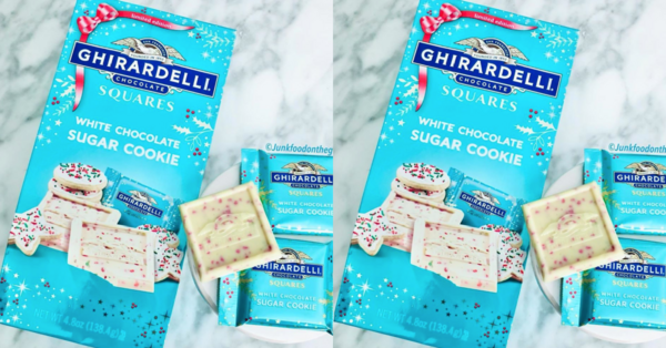 Ghirardelli Released White Chocolate Sugar Cookie Squares And I Need Them Now