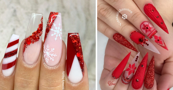 Christmas Nails Are The Hottest New Beauty Trend And They Are So Festive