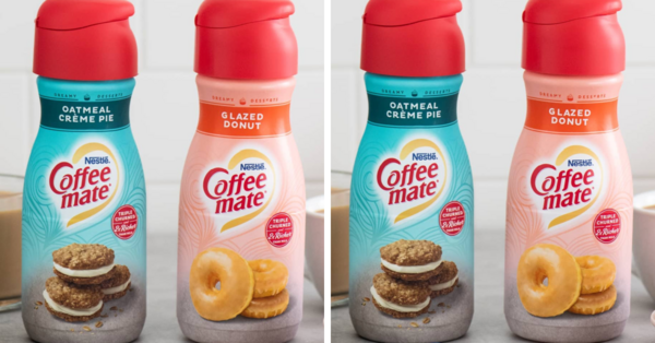 Coffee Mate Is Releasing Oatmeal Crème Pie and Glazed Donut Creamers For An Extra Sweet Taste In The Morning