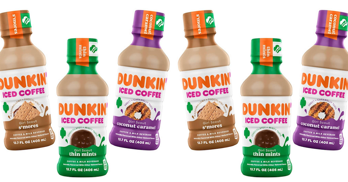 Dunkin' Is Releasing Iced Coffee In Girl Scout Cookie Flavors And I