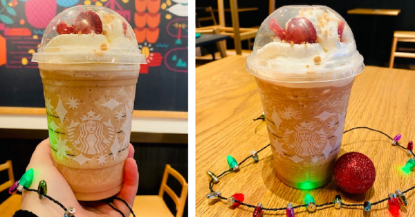 You Can Get A Fruitcake Frappuccino From Starbucks That’ll Have You Feeling Festive