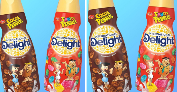 Yabba Dabba Doo! International Delight Fruity Pebbles And Cocoa Pebbles Coffee Creamers Are Available Now!