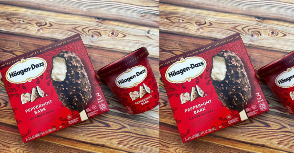 You Can Get Haagen-Dazs Peppermint Bark Ice Cream And I Am Set For The Holiday Season