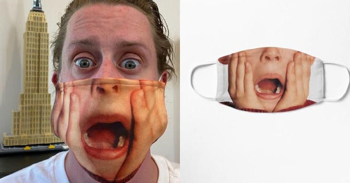 This Home Alone Face Mask Perfectly Celebrates The Holidays This Year