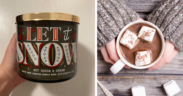 Bath And Body Works Is Selling A Hot Cocoa & Cream 3-Wick Candle And It Smells Exactly Like Hot Chocolate