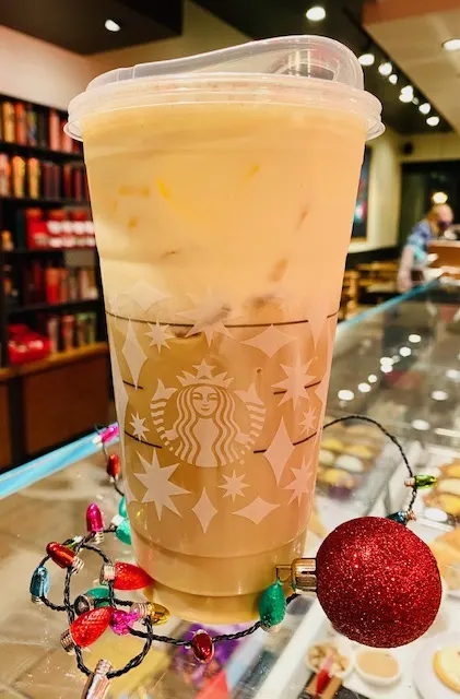 ICED CARAMEL EGGNOG LATTE + WonkyWonderful