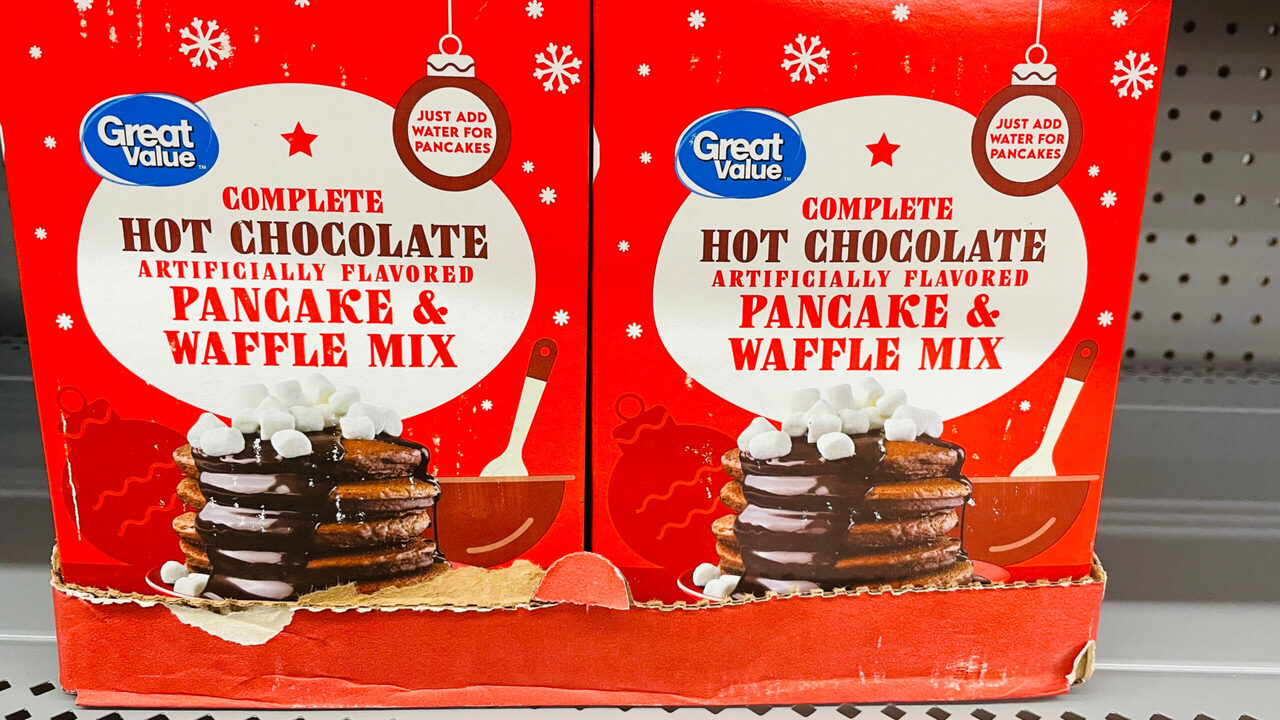 Walmart Is Selling Hot Chocolate Pancake Mix and It Only Costs $2