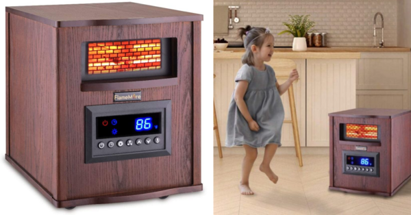 This Infrared Heater Will Warm An Entire Room In Minutes So You’ll Always Be Nice and Toasty