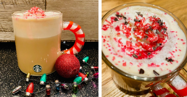 You Can Get A Peppermint Bark Latte From Starbucks To Warm Your Soul This Holiday Season