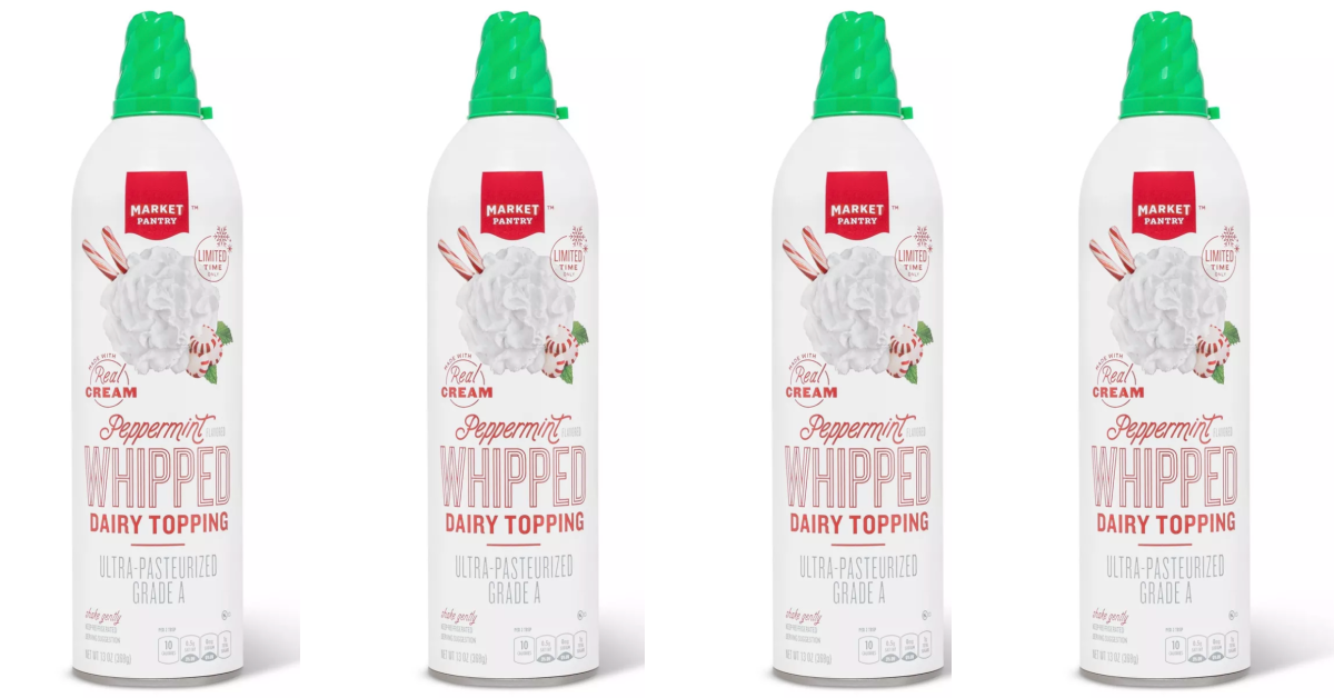 Target Is Selling Peppermint Whipped Cream and I’m Putting It On Everything