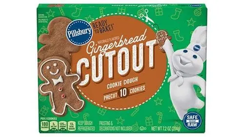 Pillsbury Has Ready To Bake Gingerbread Cutout Cookies To Save You Time During The Holidays