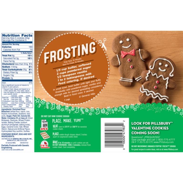 Pillsbury Has Ready To Bake Gingerbread Cutout Cookies To Save You Time During The Holidays