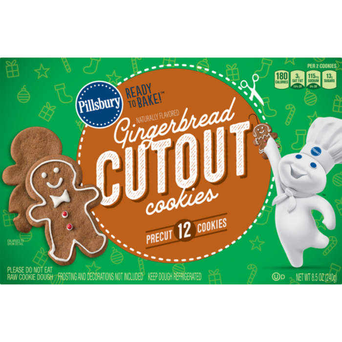 Pillsbury Has Ready To Bake Gingerbread Cutout Cookies To Save You Time During The Holidays