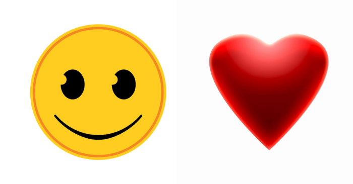 What is the difference between the red heart emoji ❤ and the
