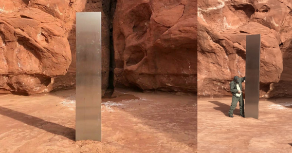 A Mysterious Metal Monolith Was Found In Utah and I Blame The Aliens