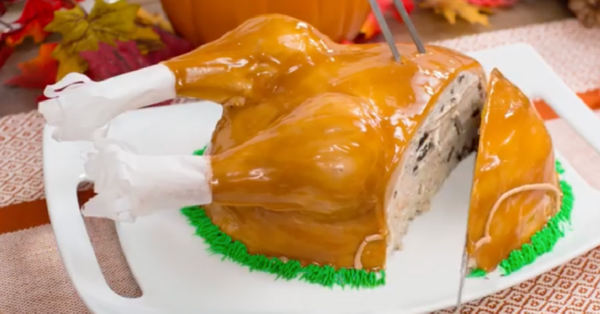 Move Over Pumpkin Pie, Baskin-Robbins Has A Turkey Shaped Ice Cream Cake And It’s All I Want